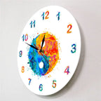 Watercolor Bohemian Wall Clock