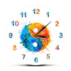 Watercolor Bohemian Wall Clock