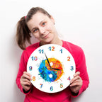 Watercolor Bohemian Wall Clock