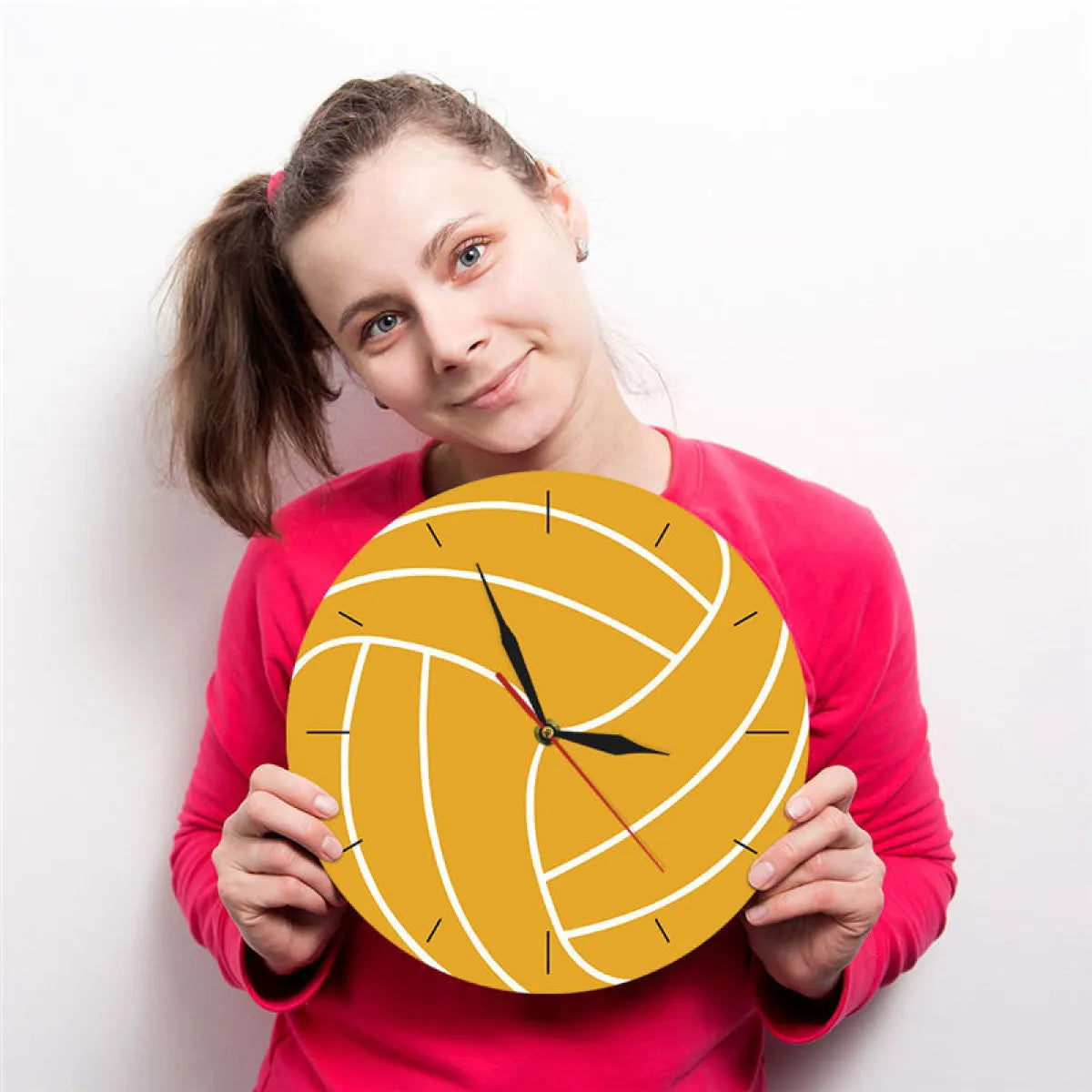 Volleyball Player Fashion Wall Clock