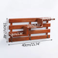 Living Room Wooden Wall Hanging Rack