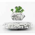 Levitating Marble Floating Plant Pot