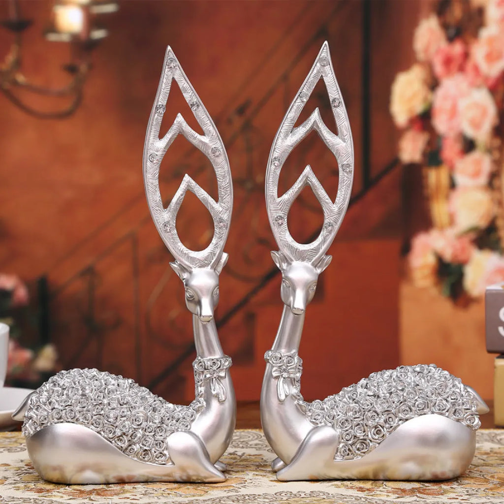 European Deer Wine Cabinet Ornaments