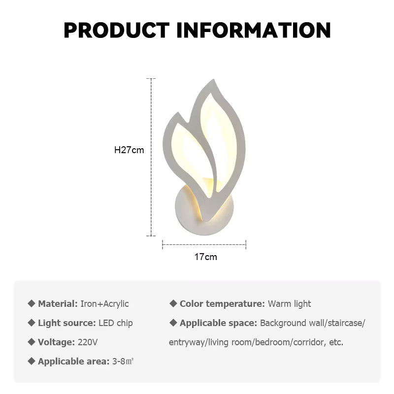Modern LED Up & Down Wall Lamp