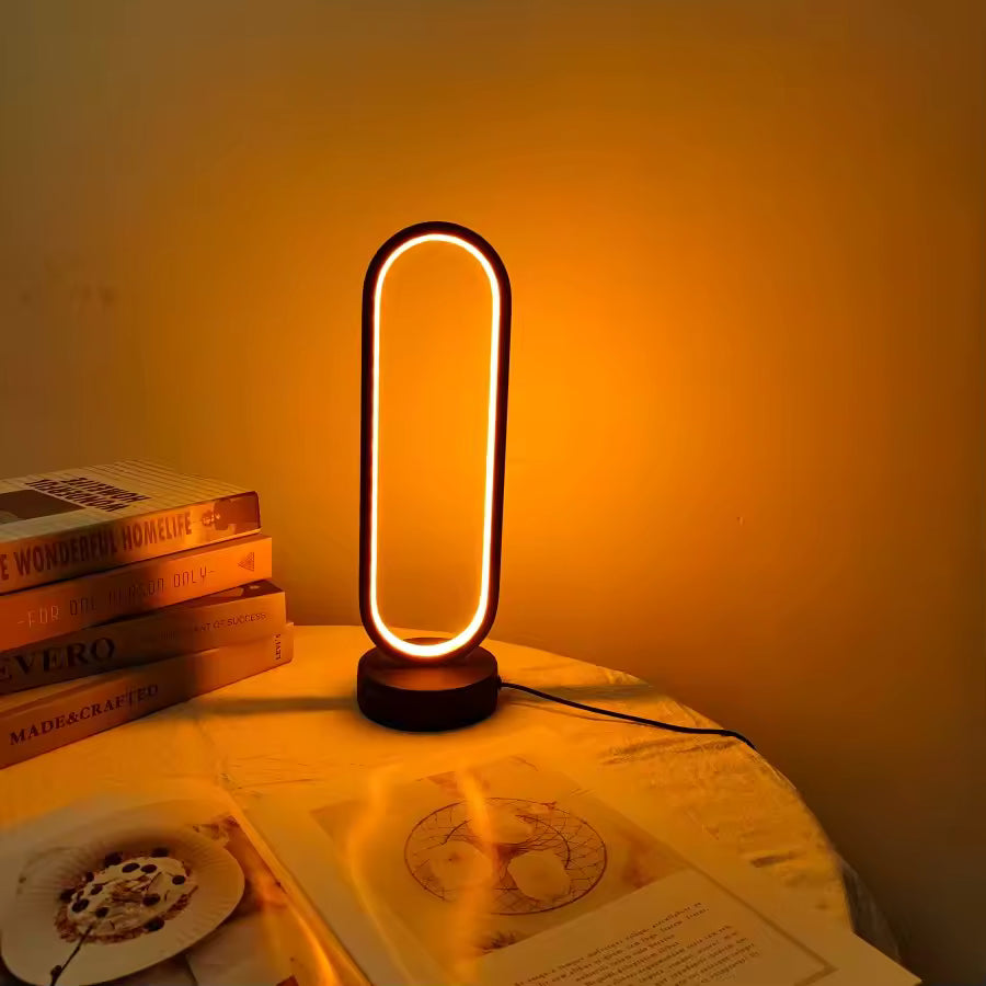 LED Ring Bedside Night Lamp
