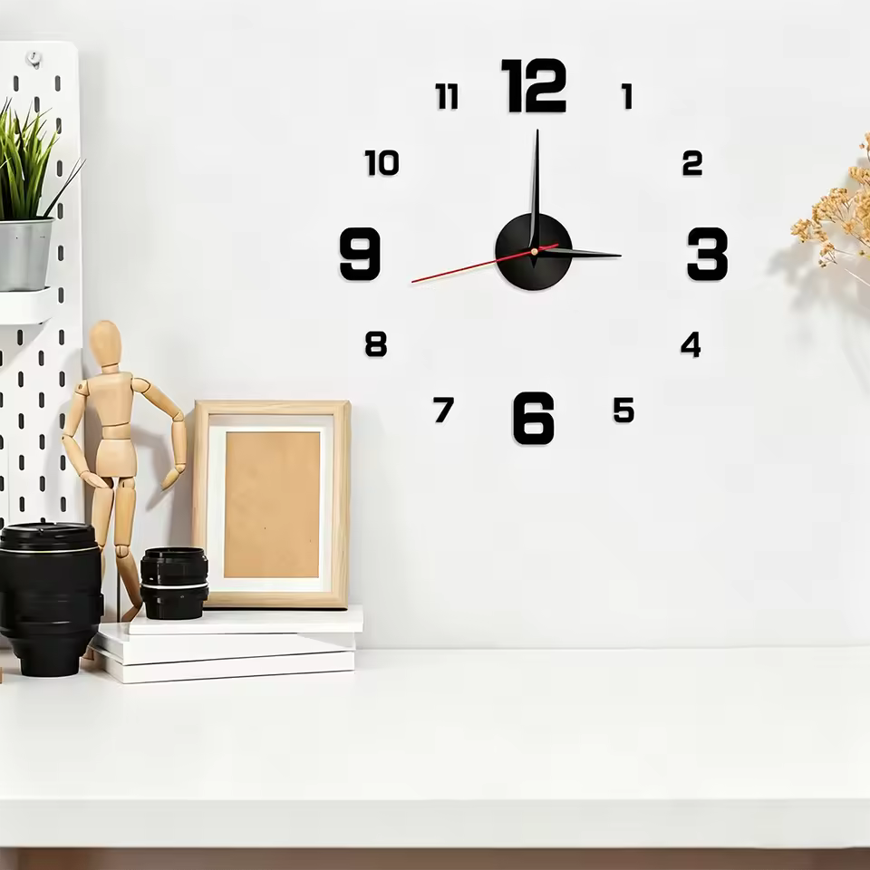 Glow-In-The-Dark DIY Minimalist Wall Clock