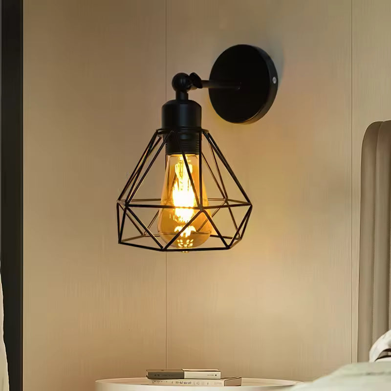 Modern Black Swing Arm Wall Lamp