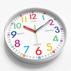 12-Inch Cartoon Educational Wall Clock
