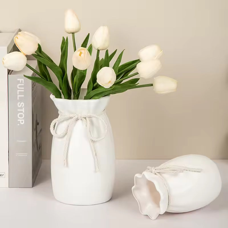 Bow Design Decorative Flower Vase
