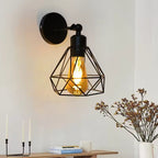 Modern Black Swing Arm Wall Lamp