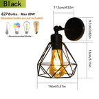 Modern Black Swing Arm Wall Lamp