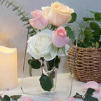 Modern Clear Acrylic Frame Flower Vase