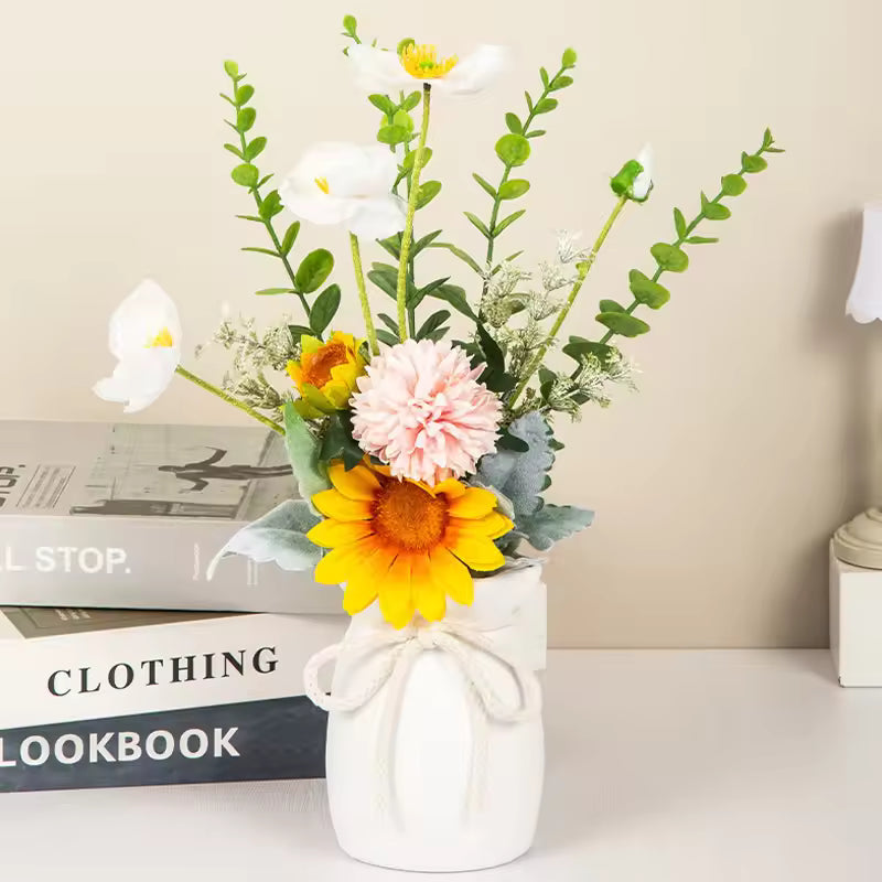 Bow Design Decorative Flower Vase