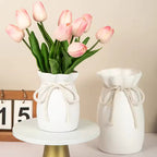 Bow Design Decorative Flower Vase