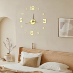 Glow-In-The-Dark DIY Minimalist Wall Clock