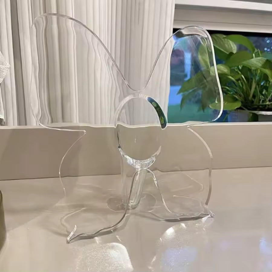 Modern Clear Acrylic Frame Flower Vase