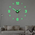 Glow-In-The-Dark DIY Minimalist Wall Clock