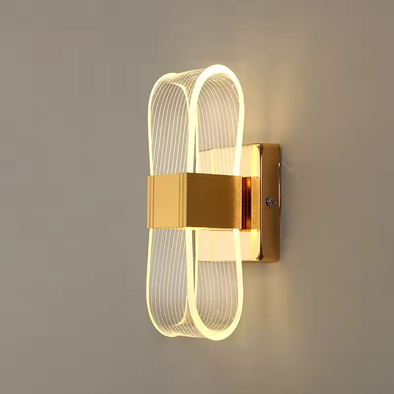 Nordic Gold LED Wall Lamp